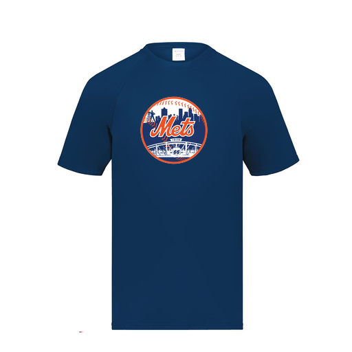 [2790.065.S-LOGO2] Men's Smooth Sport T-Shirt (Adult S, Navy, Logo 2)