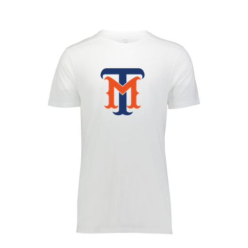 [FTSCUBWH-YS-LOGO1] Decker Youth Tri-Blend T-Shirt - Short Sleeve (Youth S, White, Logo 1)