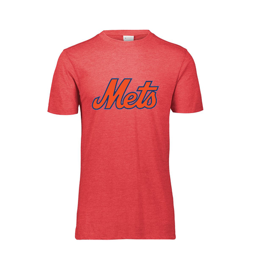 [FTSCUBRD-YS-LOGO3] Decker Youth Tri-Blend T-Shirt - Short Sleeve (Youth S, Red, Logo 3)