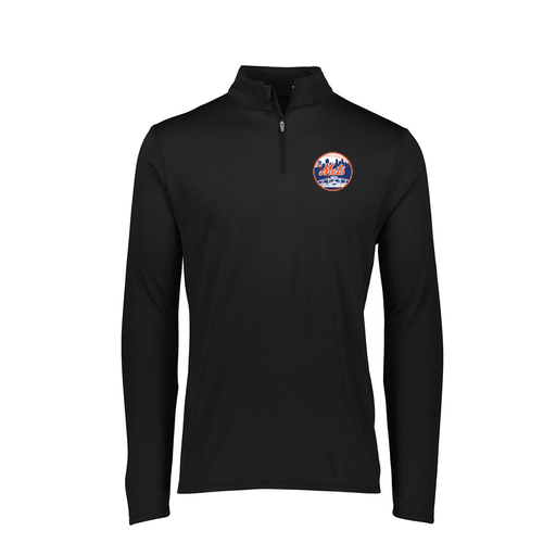 [FTLQFLBK-FAXS-LOGO2] Decker Women's Flex-Lite 1/4 Zip Shirt (Female Adult XS, Black, Logo 2)