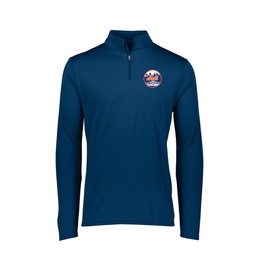 [FTLQFLNV-FAXS-LOGO2] Ladies Flex-Lite 1/4 Zip Shirt (Female Adult XS, Navy, Logo 2)