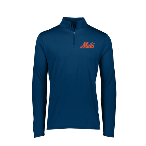 [FTLQFLNV-FAXS-LOGO3] Ladies Flex-Lite 1/4 Zip Shirt (Female Adult XS, Navy, Logo 3)