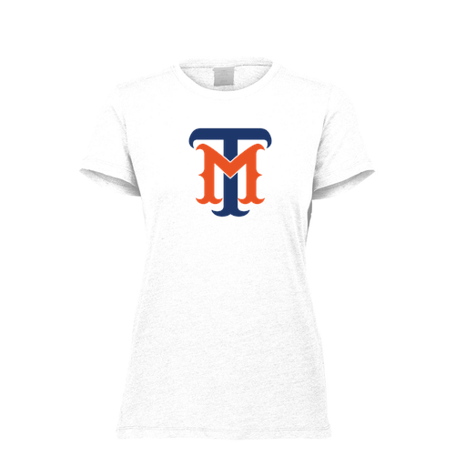 [FTSCUBWH-FAXS-LOGO1] Decker Women's Tri-Blend T-Shirt - Short Sleeve (Female Adult XS, White, Logo 1)