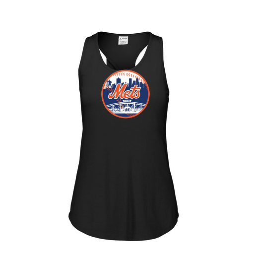 [FT0TUBBK-FAS-LOGO2] Ladies Tri Blend Tank Top (Female Adult S, Black, Logo 2)