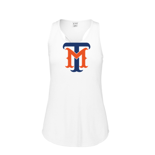 [3078.005.S-LOGO1] Ladies Tri Blend Tank Top (Female Adult S, White, Logo 1)