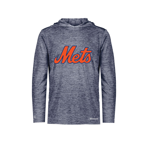 [FOLHCGNV-AS-LOGO3] Decker Men's Charge Hoodie (Adult S, Navy, Logo 3)