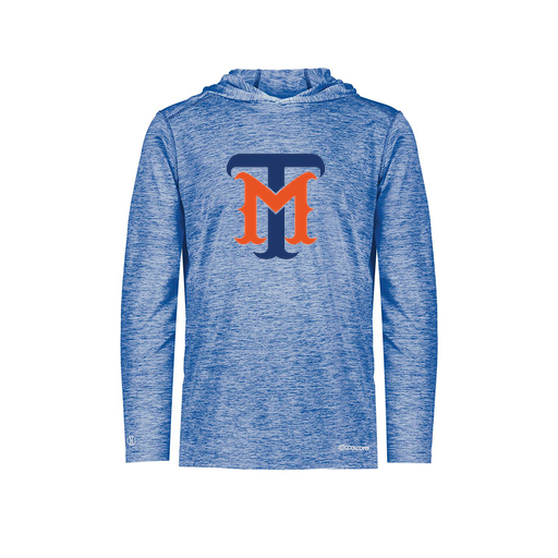 [FOLHCGRY-AS-LOGO1] Decker Men's Charge Hoodie (Adult S, Royal, Logo 1)