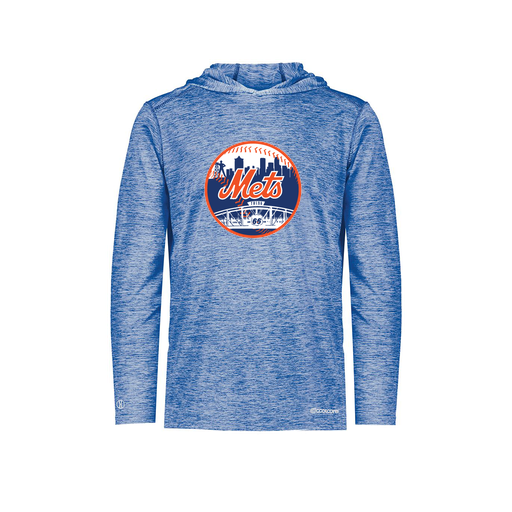 [CUS-DFW-CHGHOOD-PER-LSL-RYL-AS-LOGO2] Men's Charge Hoodie (Adult S, Royal, Logo 2)