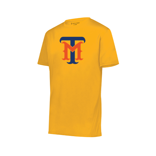 [222818.025.S-LOGO1] Men's Movement Dri Fit Shirt (Adult S, Athletic Gold, Logo 1)