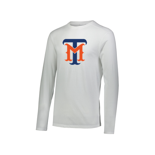 [3075.005.XS-LOGO1] Men's LS Ultra-blend T-Shirt (Adult XS, White, Logo 1)