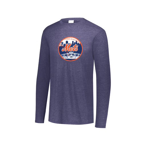 [3075.U22.XS-LOGO2] Men's LS Ultra-blend T-Shirt (Adult XS, Navy, Logo 2)
