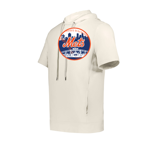[222605-WHT-YS-LOGO2] YOUTH VENTURA SOFT KNIT SHORT SLEEVE HOODIE (Youth S, White, Logo 2)