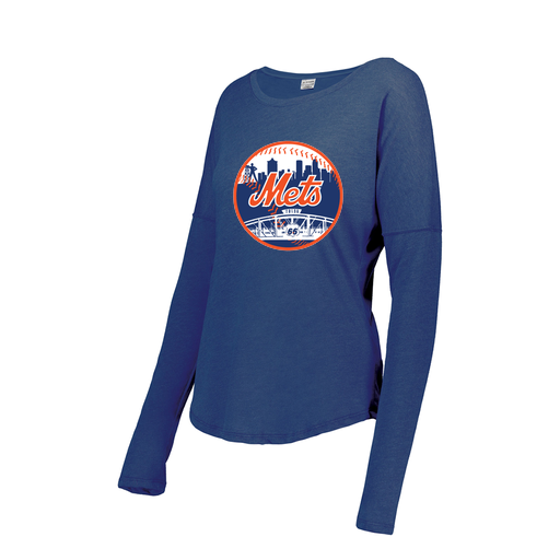 [FTLCUBRY-FAXS-LOGO2] Ladies LS Ultra-blend T-Shirt (Female Adult XS, Royal, Logo 2)